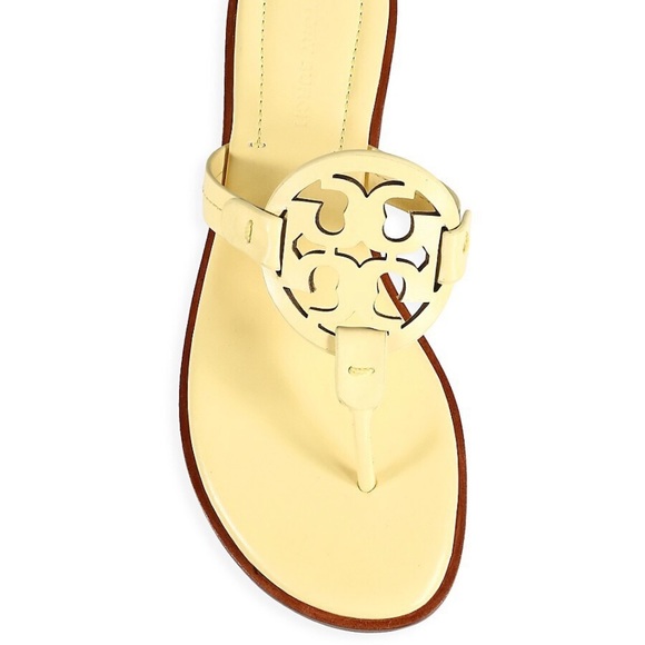 FINAL PRICE ❤️‍🔥 TORY BURCH ✨ MILLER SANDAL IN BANANA - Picture 7 of 12